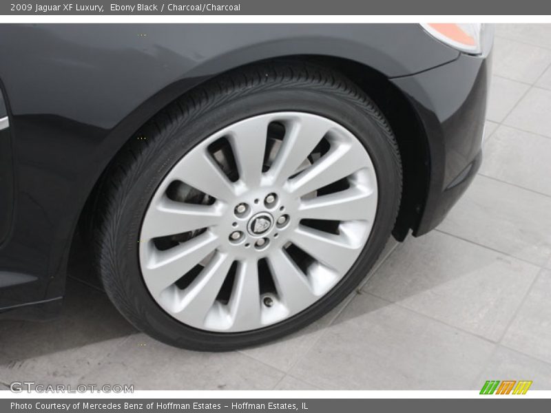 Ebony Black / Charcoal/Charcoal 2009 Jaguar XF Luxury