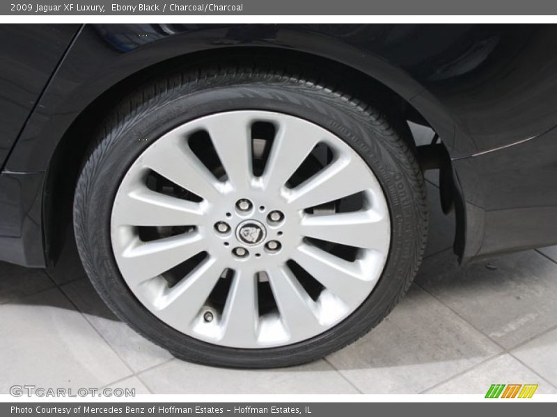 Ebony Black / Charcoal/Charcoal 2009 Jaguar XF Luxury