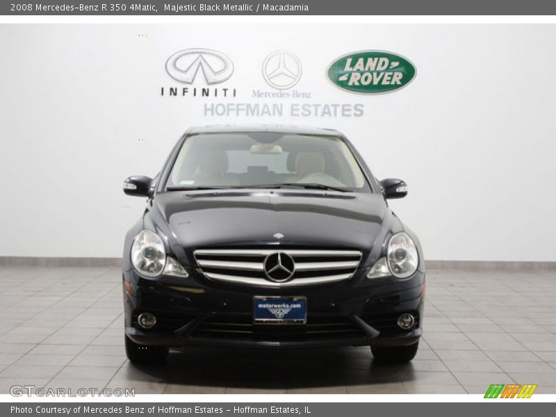 Majestic Black Metallic / Macadamia 2008 Mercedes-Benz R 350 4Matic