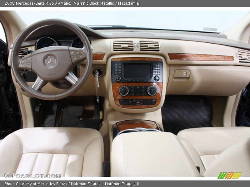 Majestic Black Metallic / Macadamia 2008 Mercedes-Benz R 350 4Matic