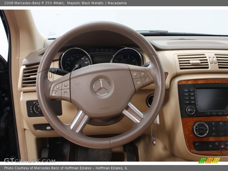 Majestic Black Metallic / Macadamia 2008 Mercedes-Benz R 350 4Matic