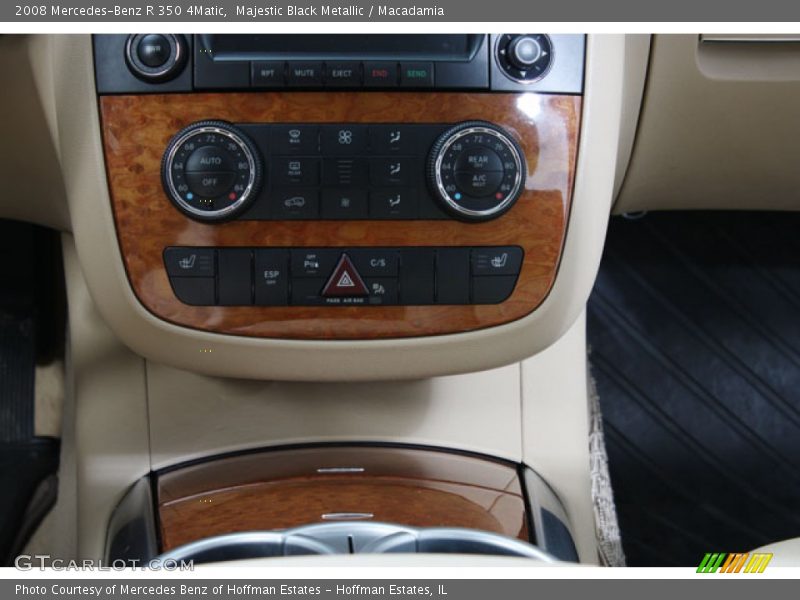 Majestic Black Metallic / Macadamia 2008 Mercedes-Benz R 350 4Matic