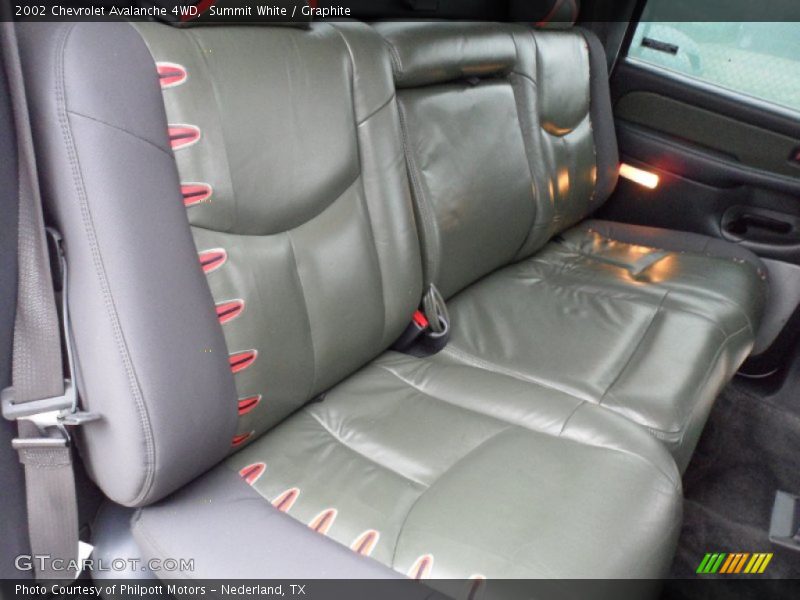 Summit White / Graphite 2002 Chevrolet Avalanche 4WD