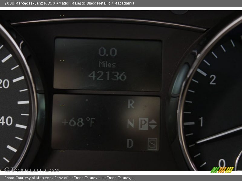 Majestic Black Metallic / Macadamia 2008 Mercedes-Benz R 350 4Matic