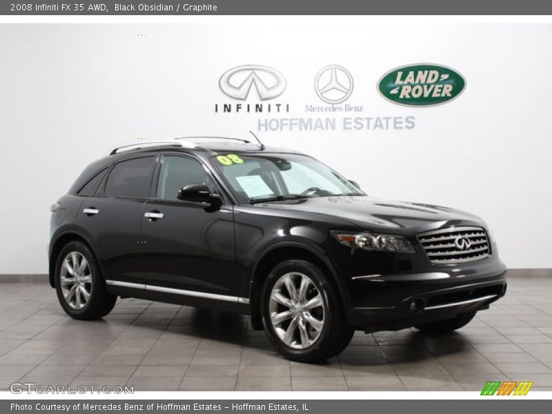 Black Obsidian / Graphite 2008 Infiniti FX 35 AWD