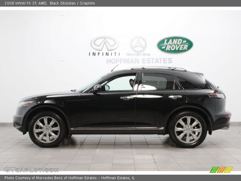 Black Obsidian / Graphite 2008 Infiniti FX 35 AWD