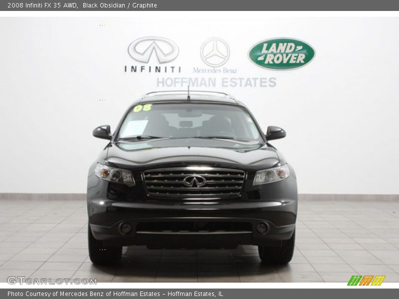 Black Obsidian / Graphite 2008 Infiniti FX 35 AWD