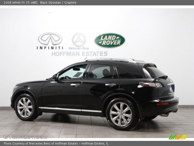 Black Obsidian / Graphite 2008 Infiniti FX 35 AWD