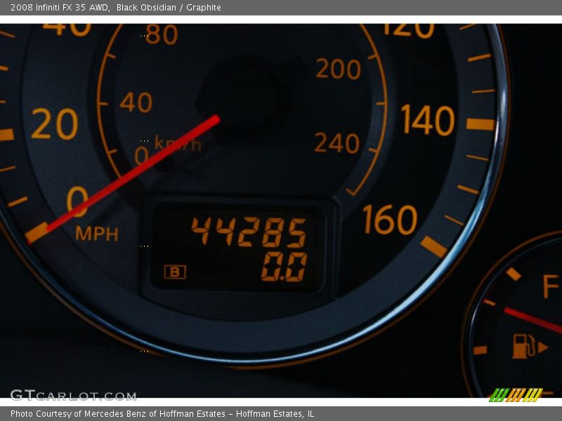 Black Obsidian / Graphite 2008 Infiniti FX 35 AWD