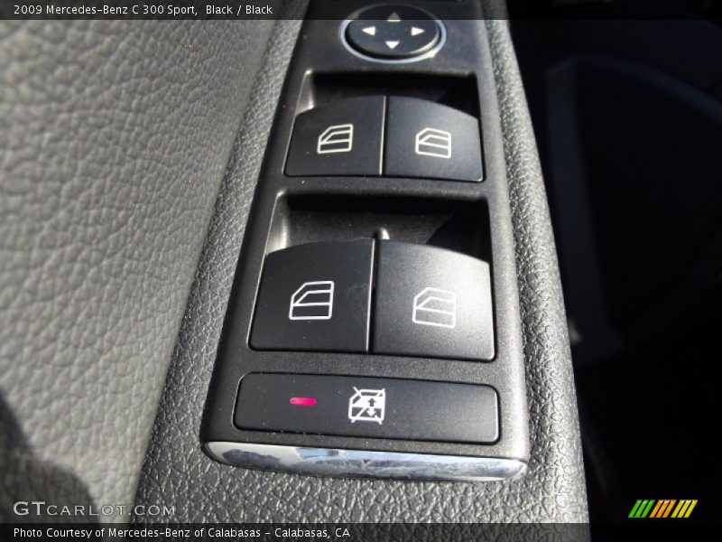 Black / Black 2009 Mercedes-Benz C 300 Sport