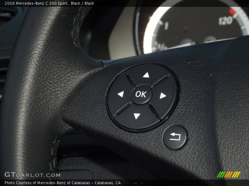 Black / Black 2009 Mercedes-Benz C 300 Sport