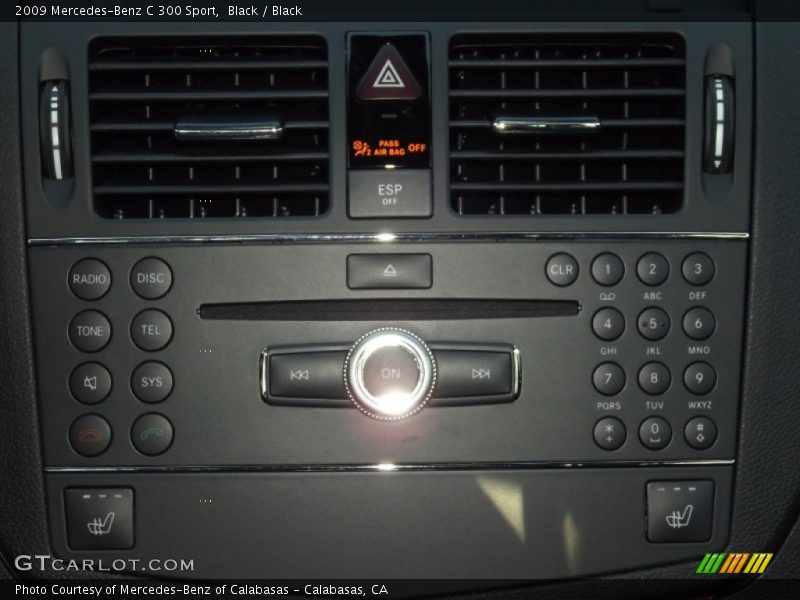 Black / Black 2009 Mercedes-Benz C 300 Sport