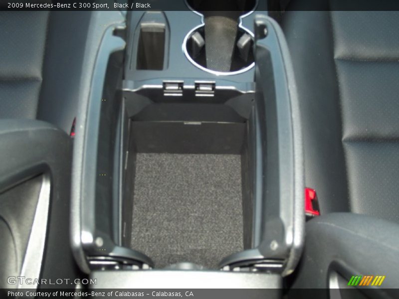 Black / Black 2009 Mercedes-Benz C 300 Sport