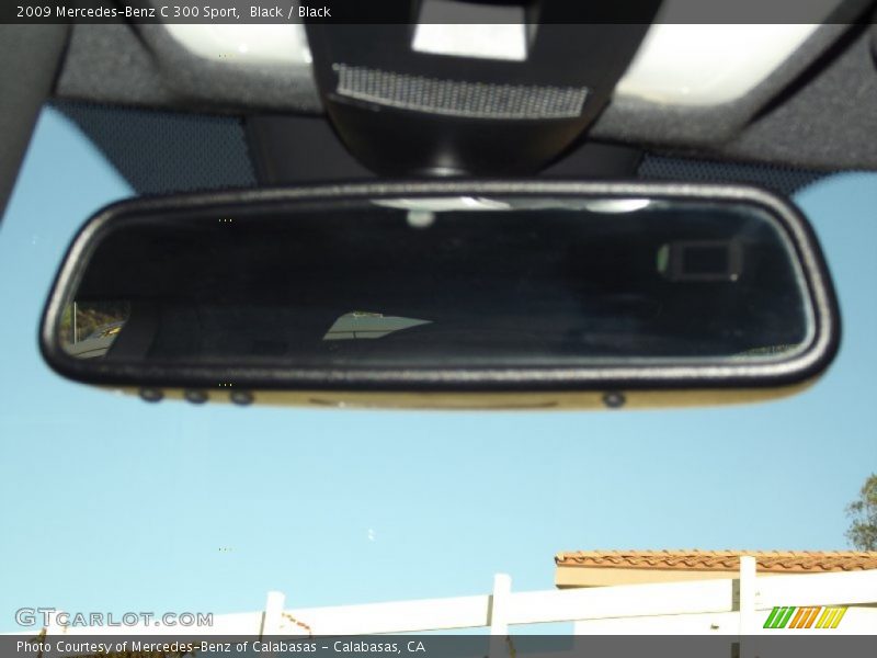 Black / Black 2009 Mercedes-Benz C 300 Sport