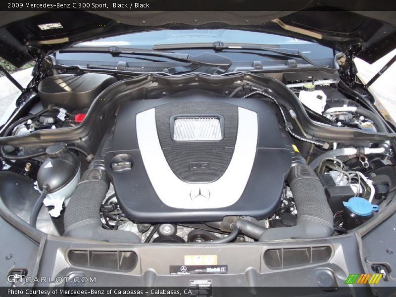 Black / Black 2009 Mercedes-Benz C 300 Sport