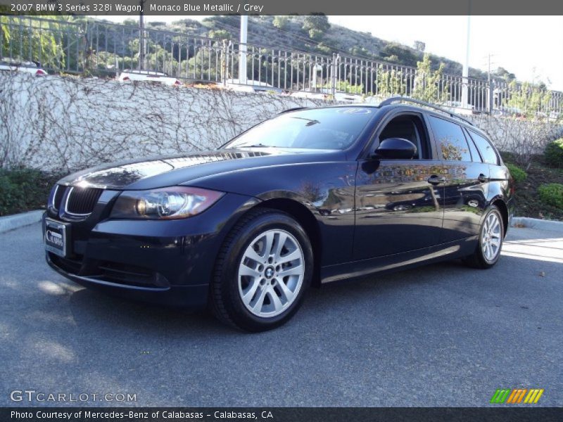 Monaco Blue Metallic / Grey 2007 BMW 3 Series 328i Wagon