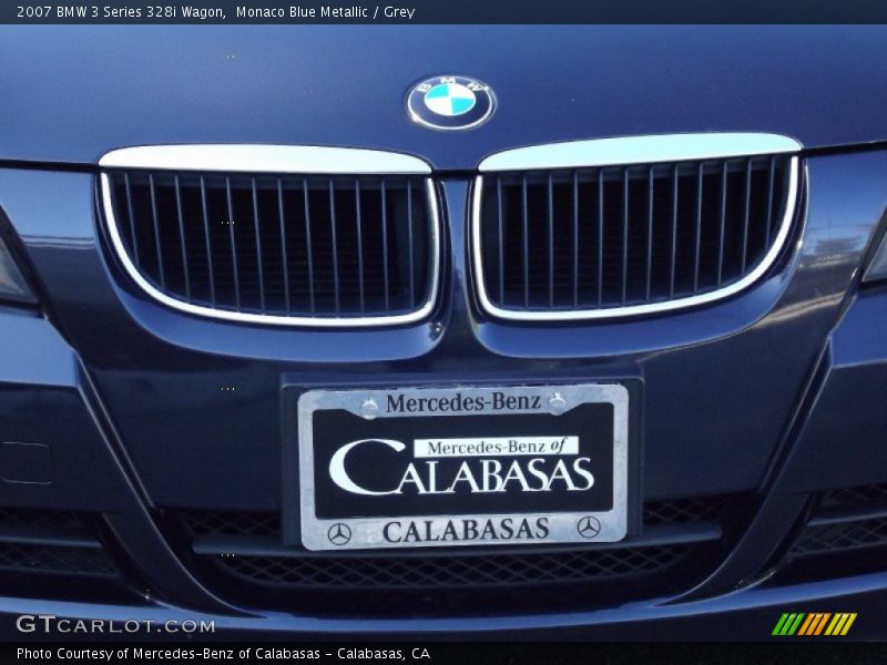 Monaco Blue Metallic / Grey 2007 BMW 3 Series 328i Wagon