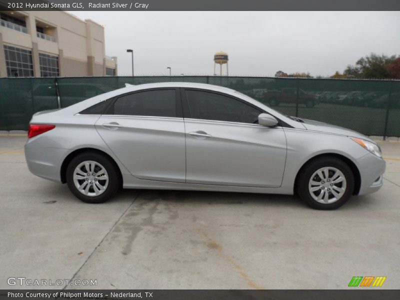 Radiant Silver / Gray 2012 Hyundai Sonata GLS