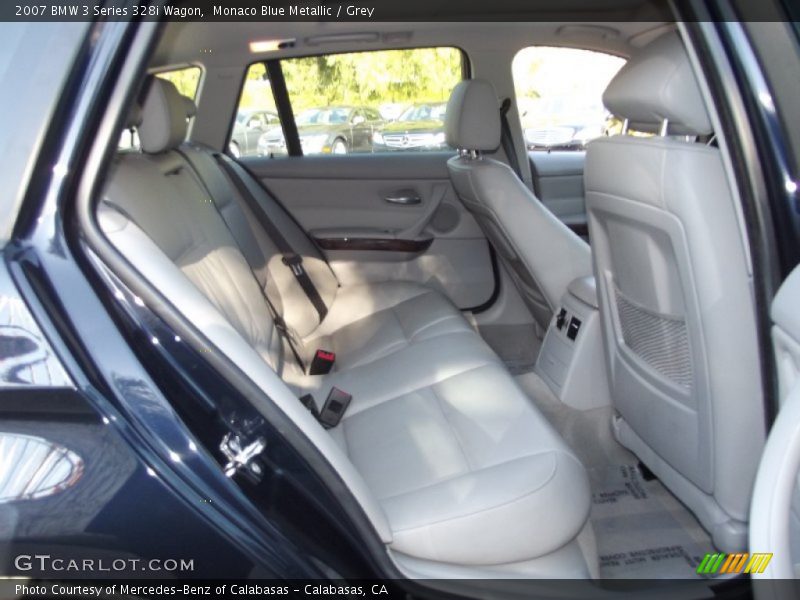 Monaco Blue Metallic / Grey 2007 BMW 3 Series 328i Wagon