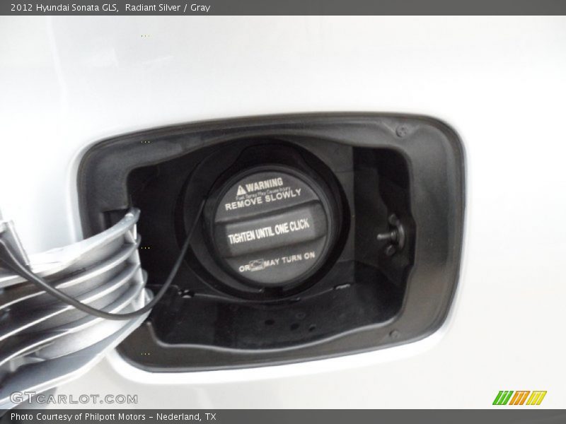 Radiant Silver / Gray 2012 Hyundai Sonata GLS