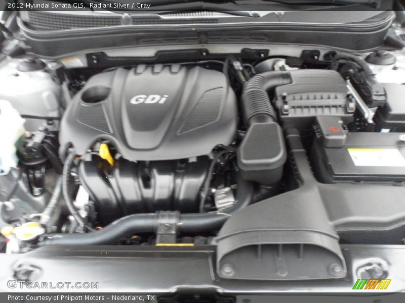 Radiant Silver / Gray 2012 Hyundai Sonata GLS