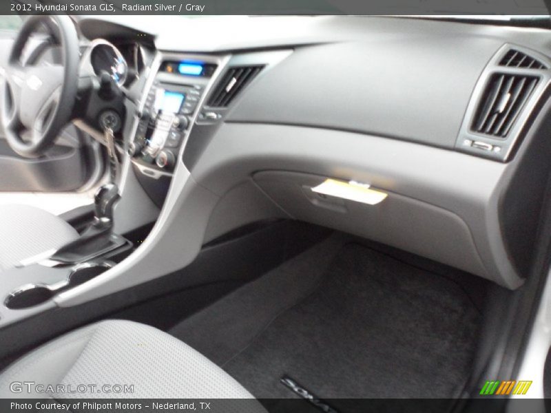 Radiant Silver / Gray 2012 Hyundai Sonata GLS