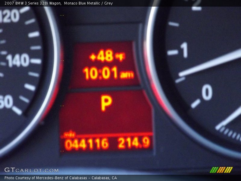 Monaco Blue Metallic / Grey 2007 BMW 3 Series 328i Wagon