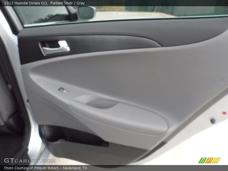 Radiant Silver / Gray 2012 Hyundai Sonata GLS