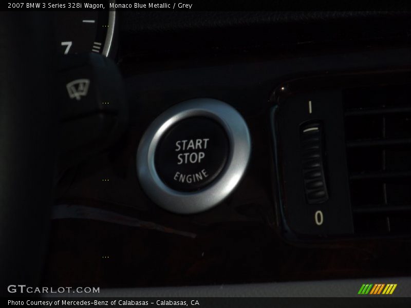 Monaco Blue Metallic / Grey 2007 BMW 3 Series 328i Wagon