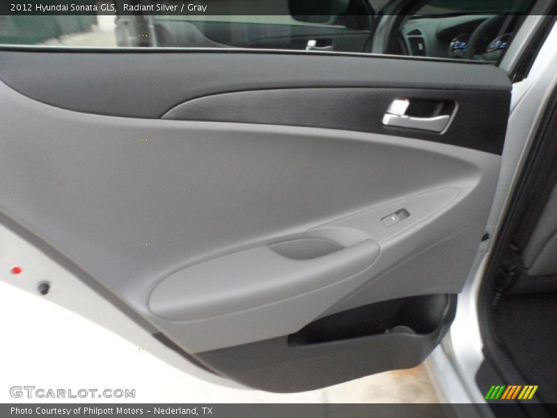 Radiant Silver / Gray 2012 Hyundai Sonata GLS