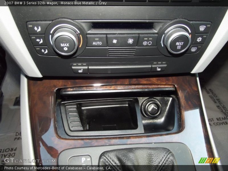 Monaco Blue Metallic / Grey 2007 BMW 3 Series 328i Wagon