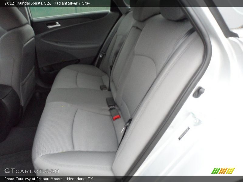 Radiant Silver / Gray 2012 Hyundai Sonata GLS