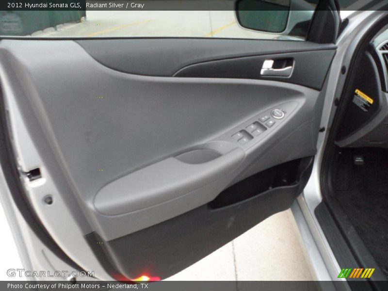 Radiant Silver / Gray 2012 Hyundai Sonata GLS