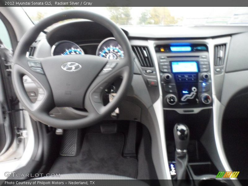 Radiant Silver / Gray 2012 Hyundai Sonata GLS