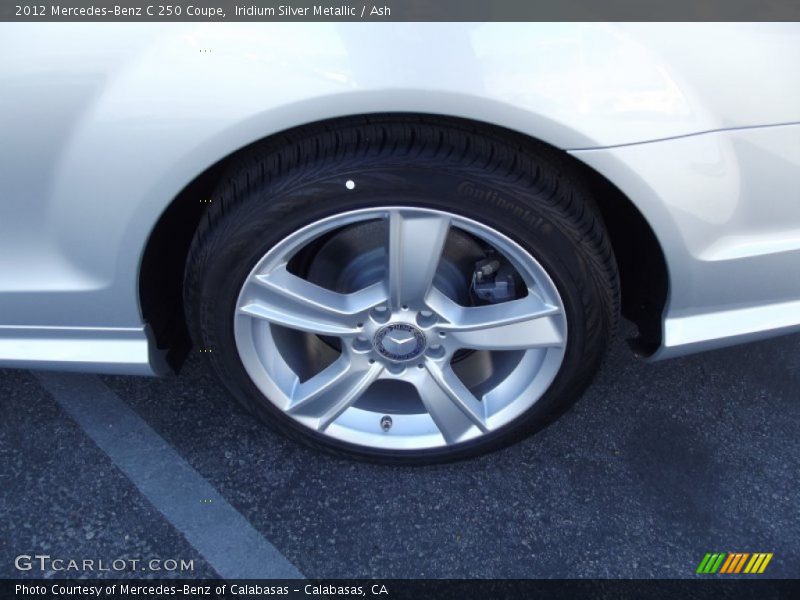 Iridium Silver Metallic / Ash 2012 Mercedes-Benz C 250 Coupe