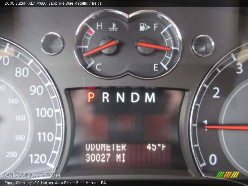Sapphire Blue Metallic / Beige 2008 Suzuki XL7 AWD