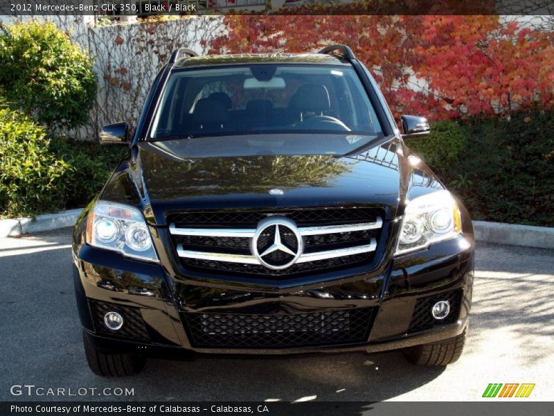 Black / Black 2012 Mercedes-Benz GLK 350