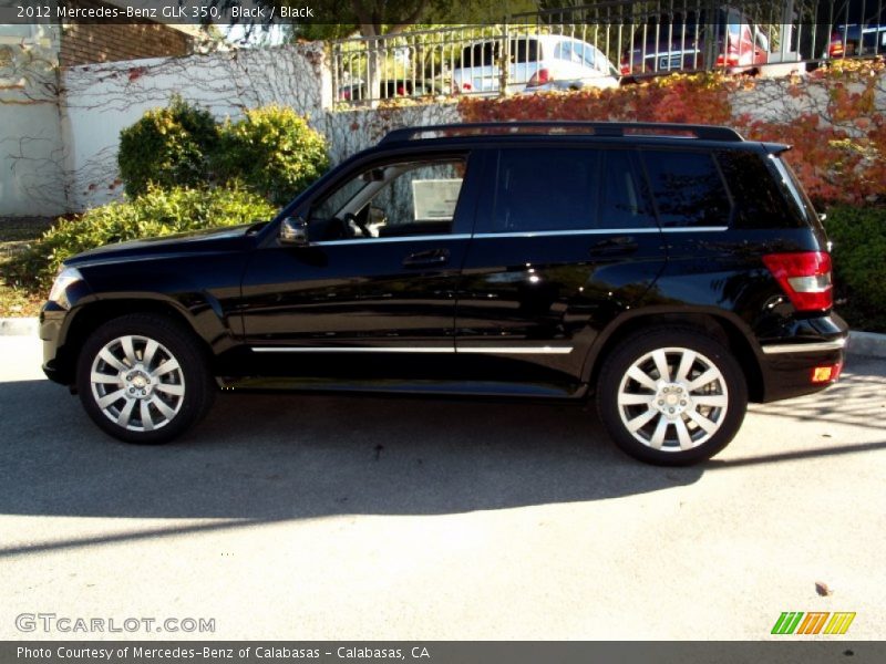 Black / Black 2012 Mercedes-Benz GLK 350