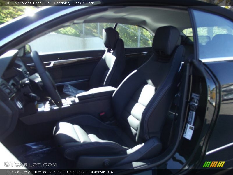Black / Black 2012 Mercedes-Benz E 550 Cabriolet