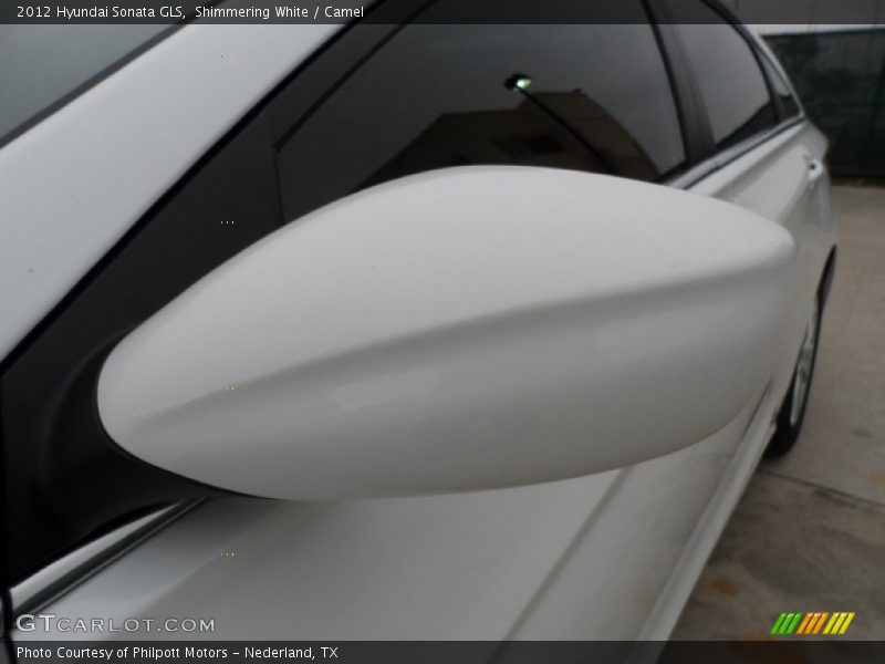 Shimmering White / Camel 2012 Hyundai Sonata GLS