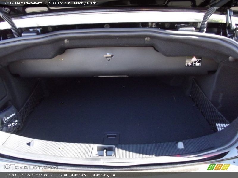 Black / Black 2012 Mercedes-Benz E 550 Cabriolet