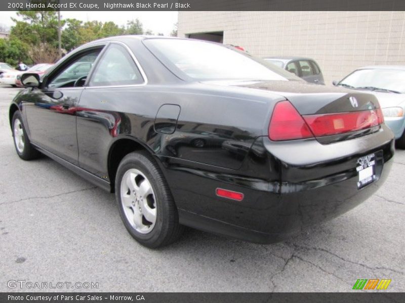 Nighthawk Black Pearl / Black 2002 Honda Accord EX Coupe
