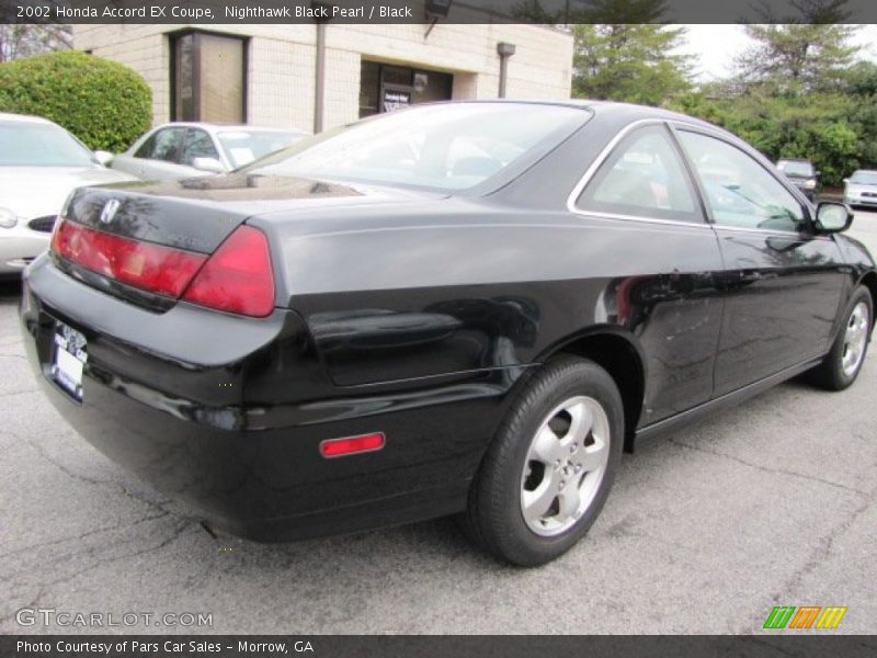 Nighthawk Black Pearl / Black 2002 Honda Accord EX Coupe