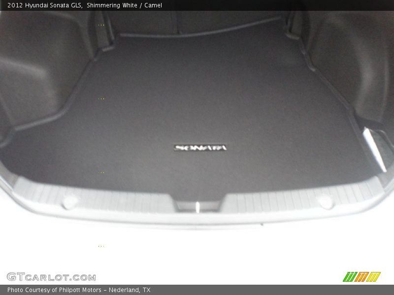 Shimmering White / Camel 2012 Hyundai Sonata GLS