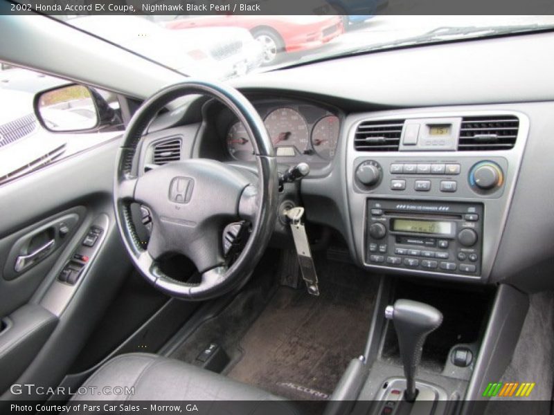 Nighthawk Black Pearl / Black 2002 Honda Accord EX Coupe