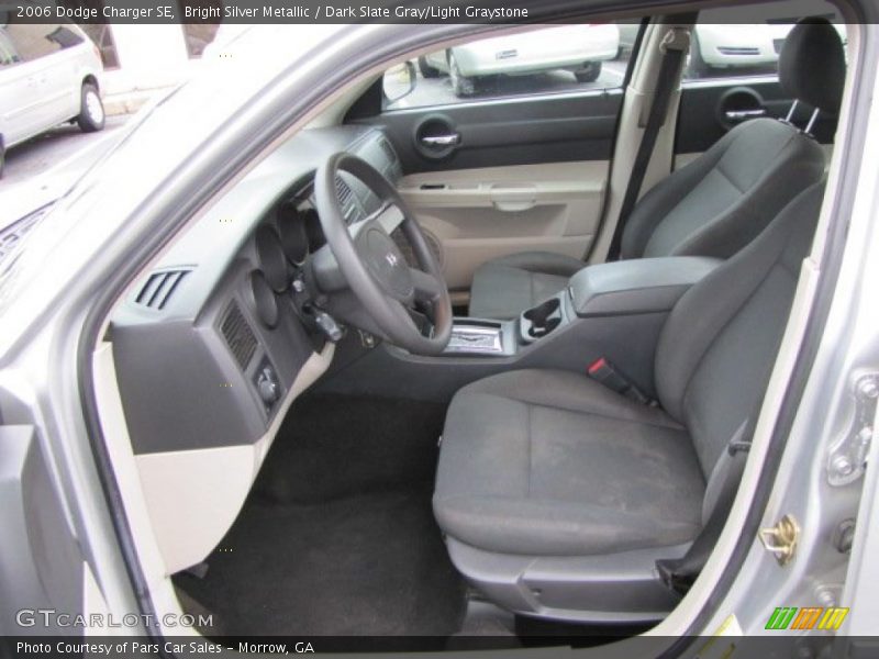 Bright Silver Metallic / Dark Slate Gray/Light Graystone 2006 Dodge Charger SE