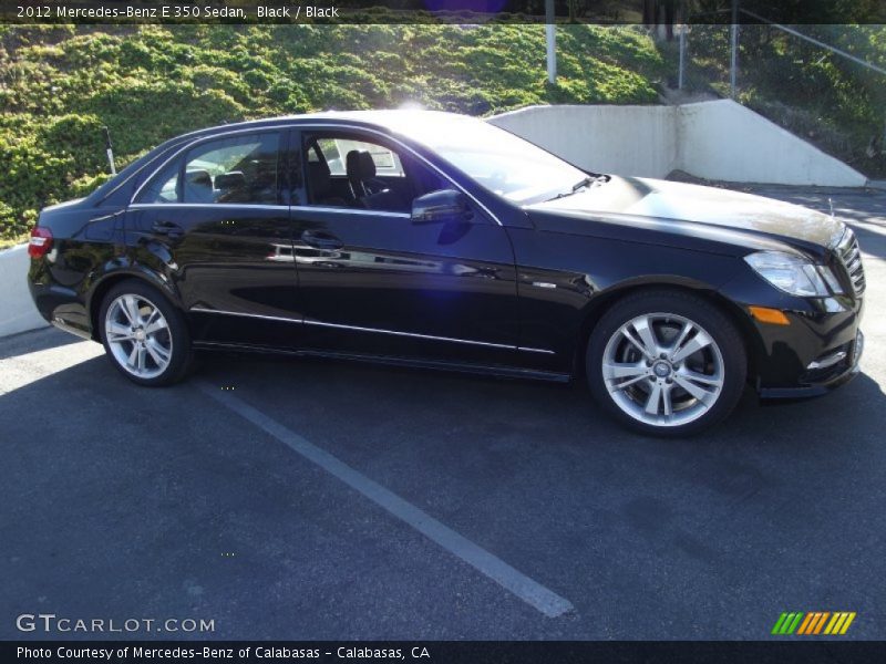 Black / Black 2012 Mercedes-Benz E 350 Sedan