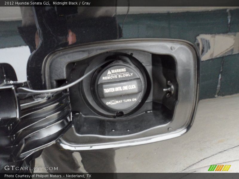 Midnight Black / Gray 2012 Hyundai Sonata GLS