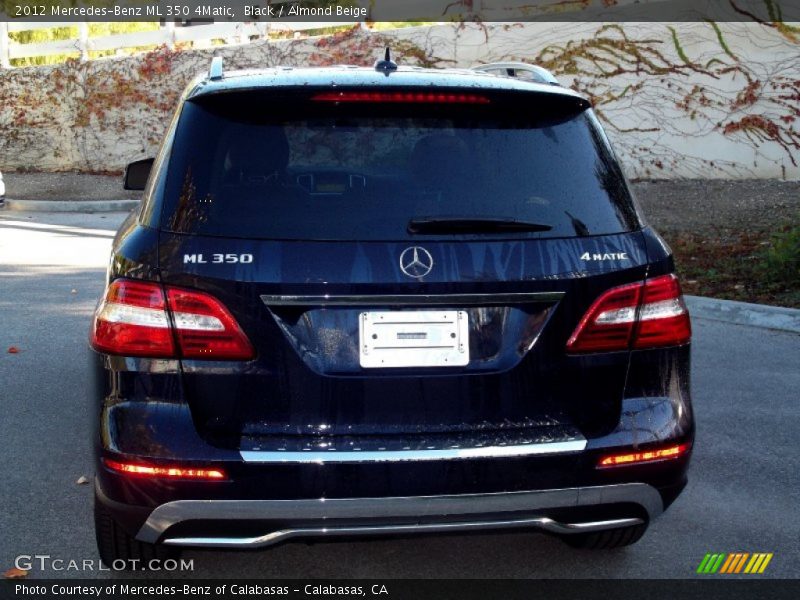 Black / Almond Beige 2012 Mercedes-Benz ML 350 4Matic