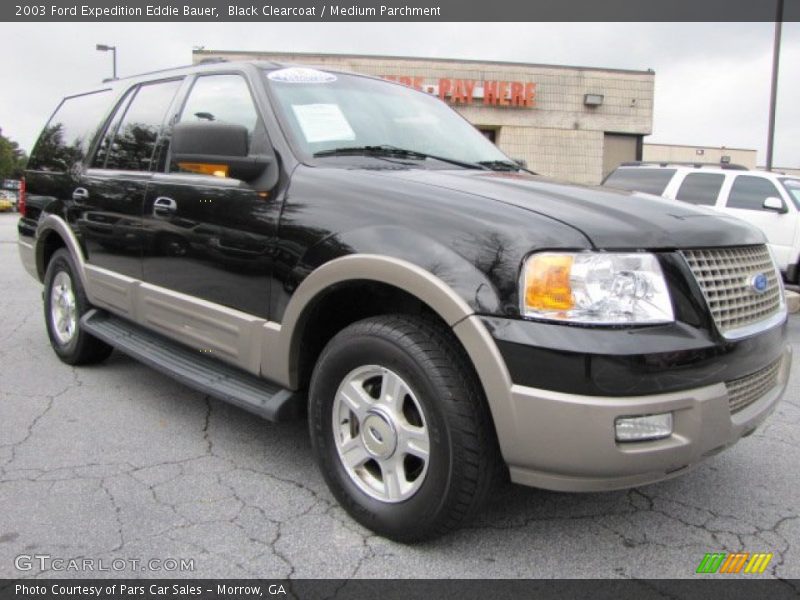 Black Clearcoat / Medium Parchment 2003 Ford Expedition Eddie Bauer